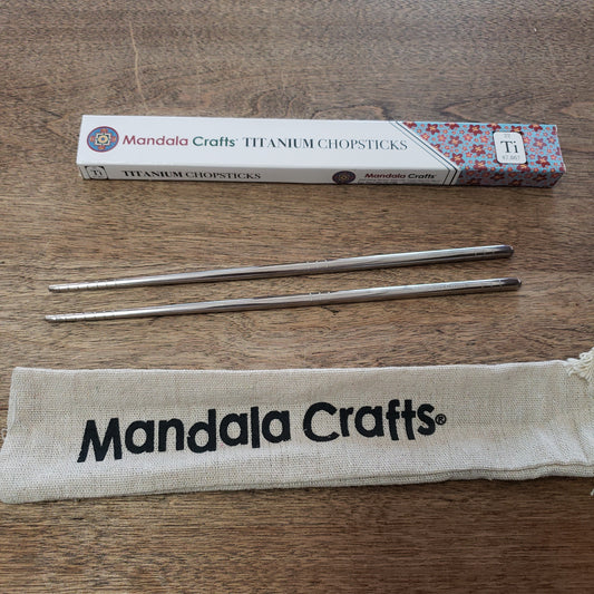 Titanium Chopsticks by Mandala Crafts