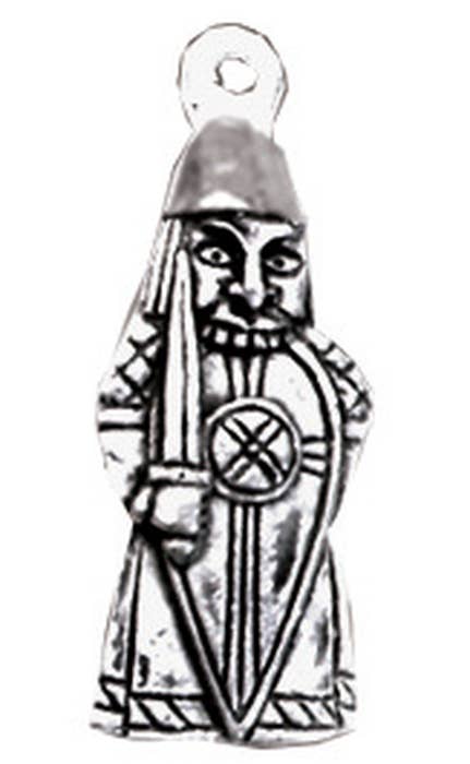 Pewter Pendant - Viking Berserker