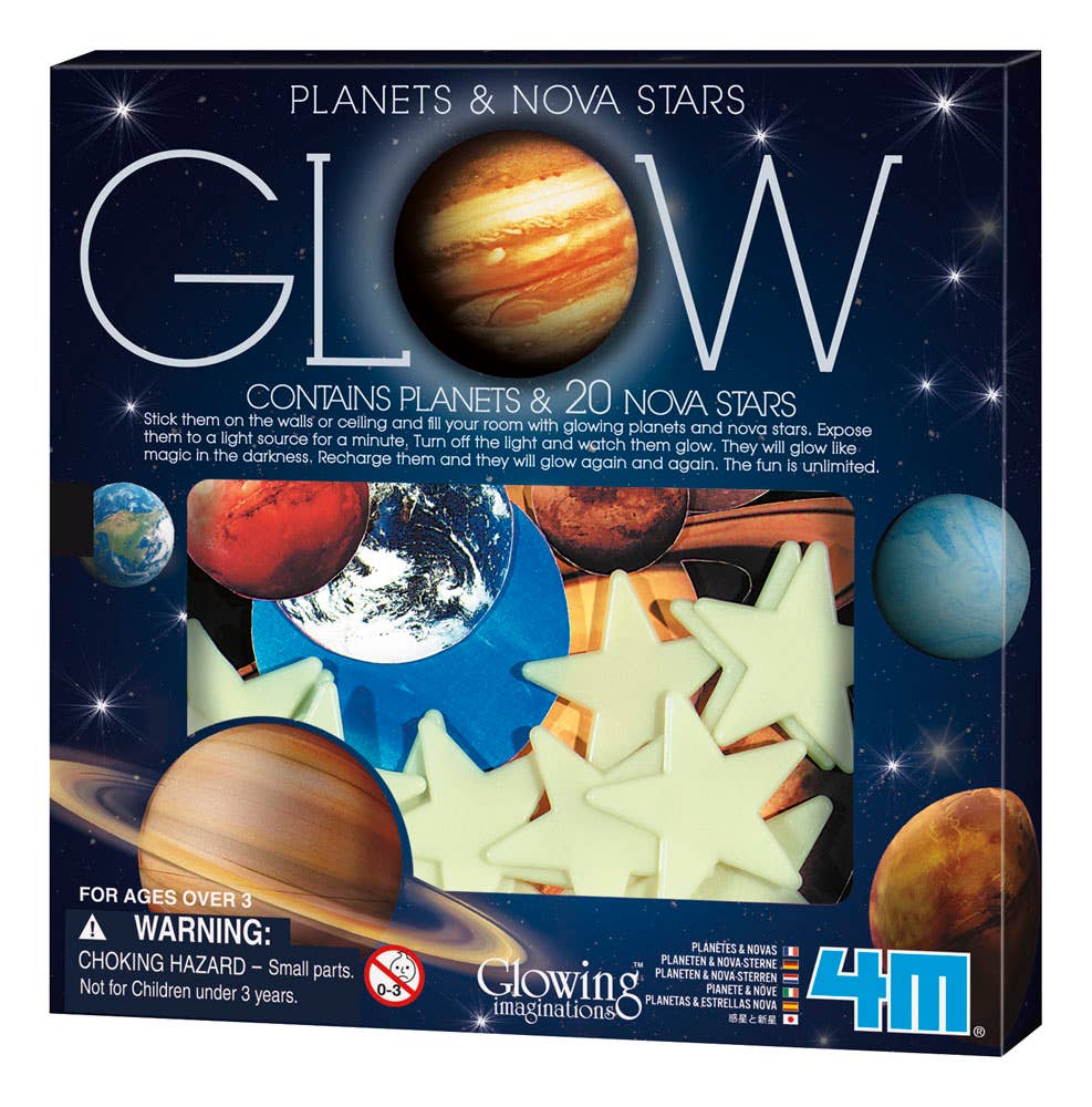 4M Glow Planets & Nova Stars - Astronomy Space STEM Kit-KIds