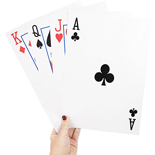 Super Jumbo Sized Playing Cards 8.25"x11.75"