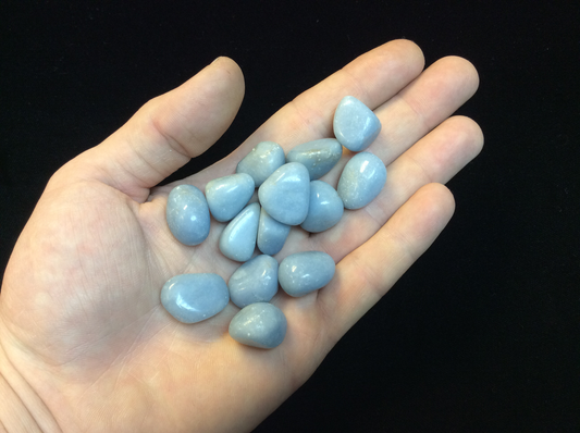 Angelite Blue Anhydrite Tumbled