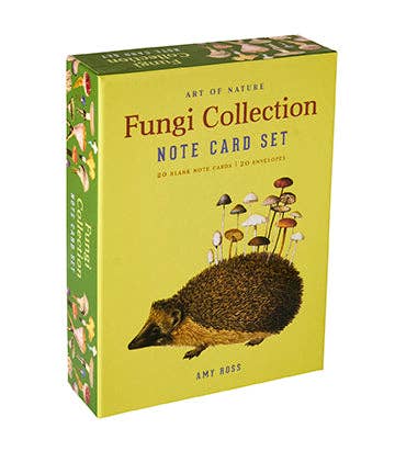 Art of Nature: Fungi Boxed Note Card Set (Set of 20 Cards)