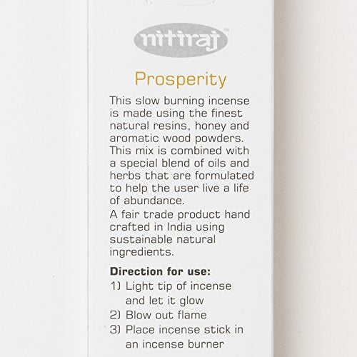 Nitiraj Premium PROSPERITY Natural Incense Sticks