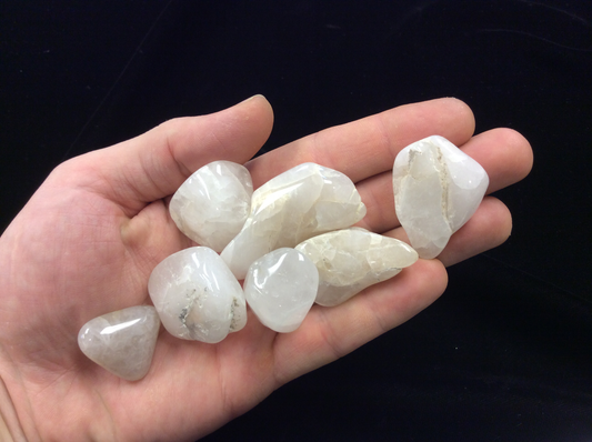 White Quartz Tumbled