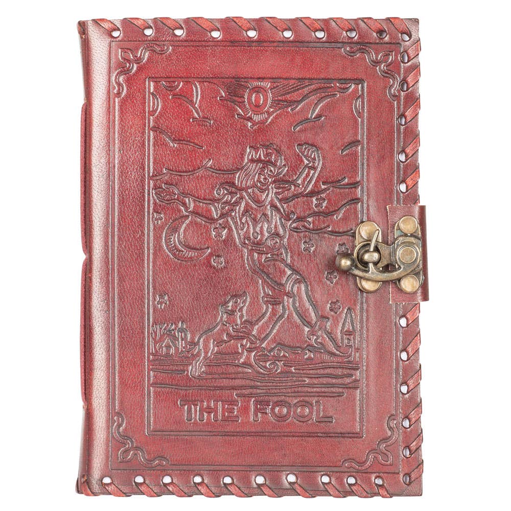 The Fool Tarot Leather Journal