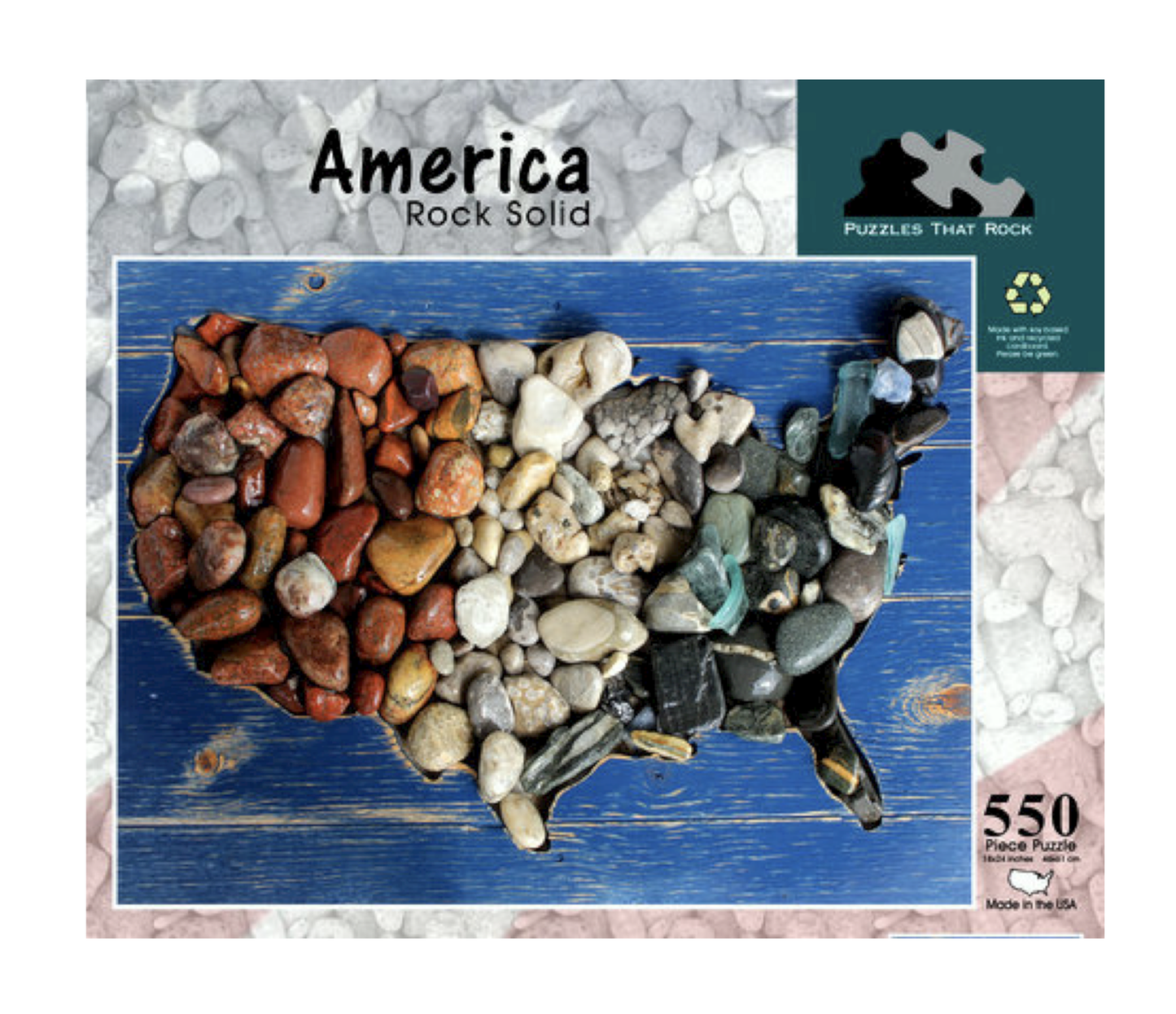 America Rock Solid Jigsaw Puzzle 550 Piece