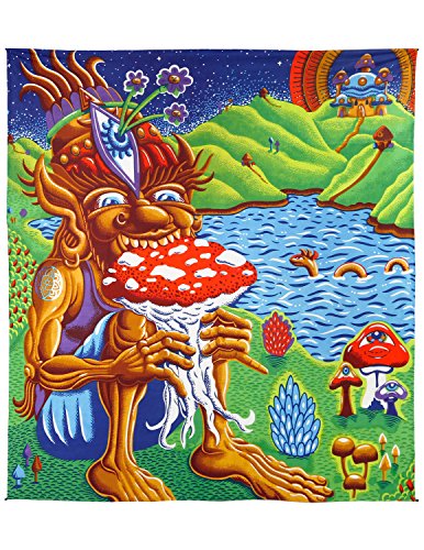 Sunshine Joy Shroom Muncher Tapestry