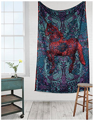 Sunshine Joy Unicorn 3D Tapestry