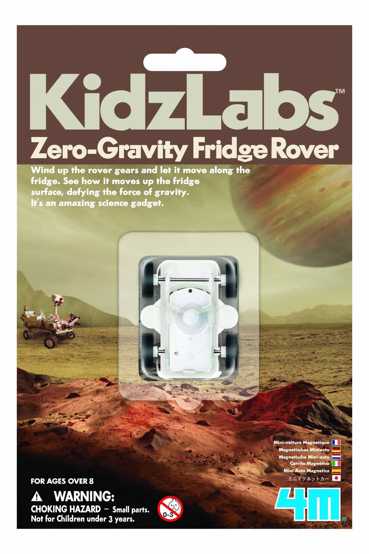 4M Kidzlabs Zero Gravity Fridge Rover STEM Kit