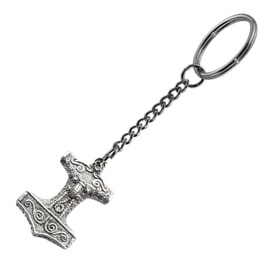 Pewter Keyring - Thor's Hammer