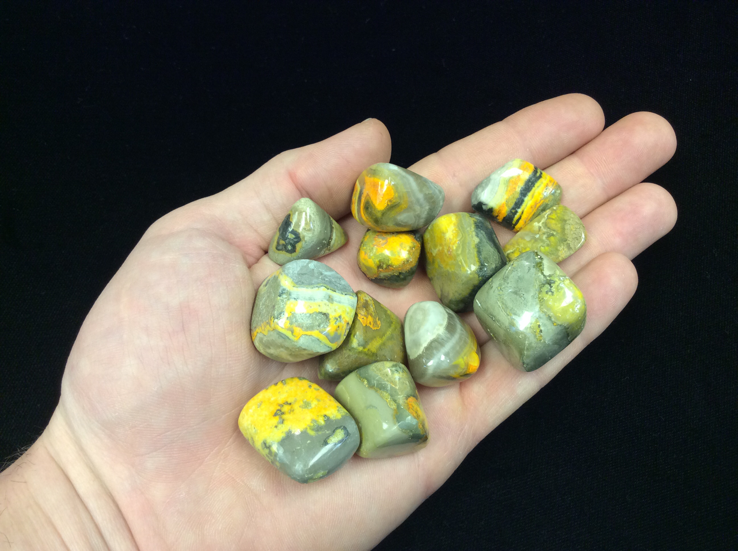 Bumble Bee Jasper Tumbled