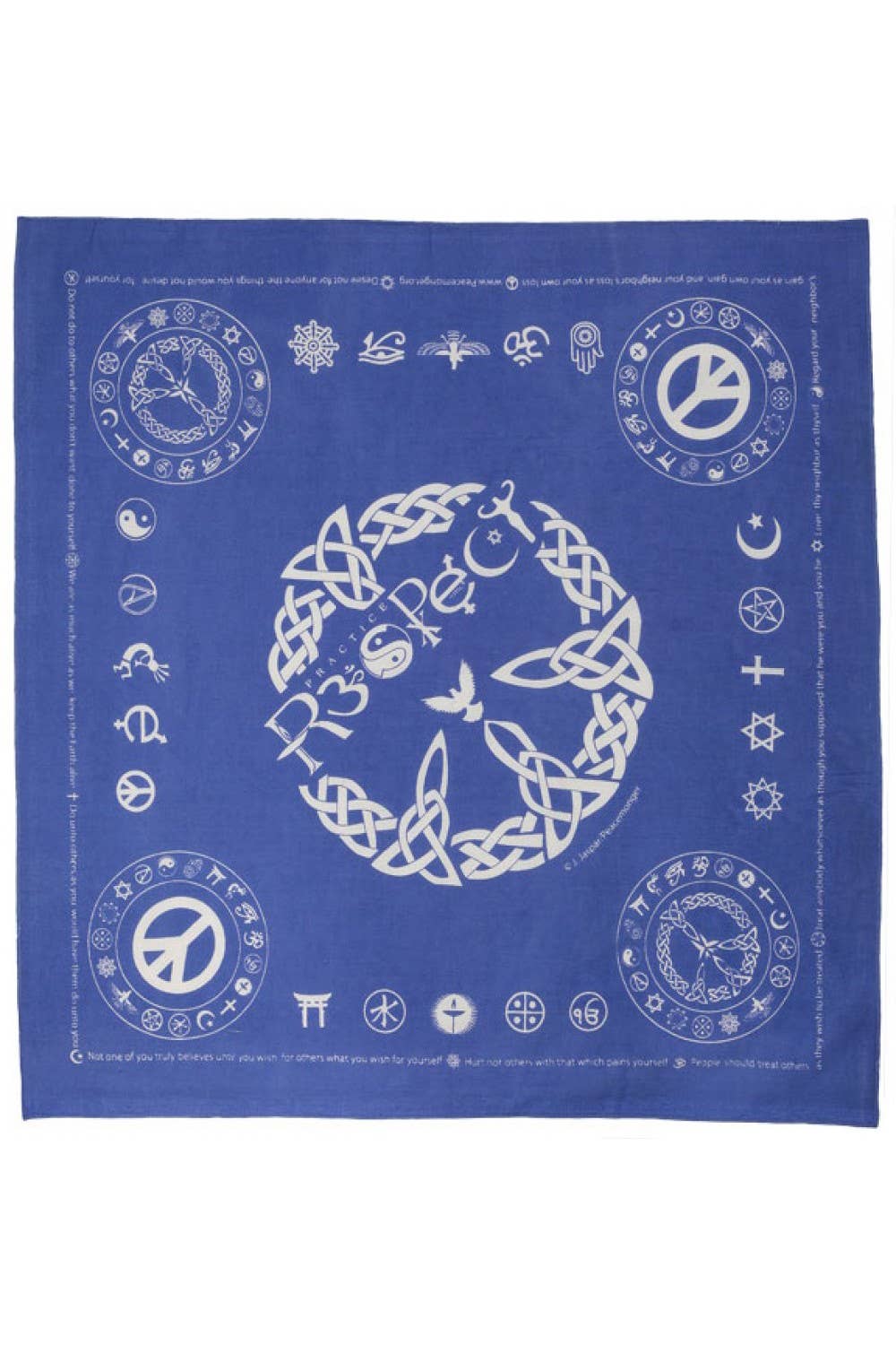 Coexist Bandana Respect 22x22"