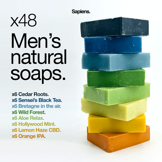 Natural Men's Soaps from France by Sapiens