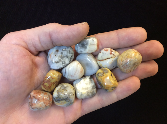 Crazy Lace Agate Tumbled