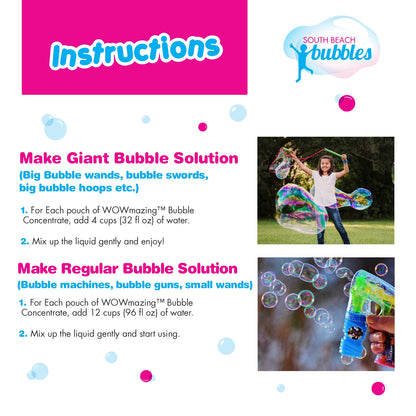 WOWmazing Giant Bubble Concentrate Refill