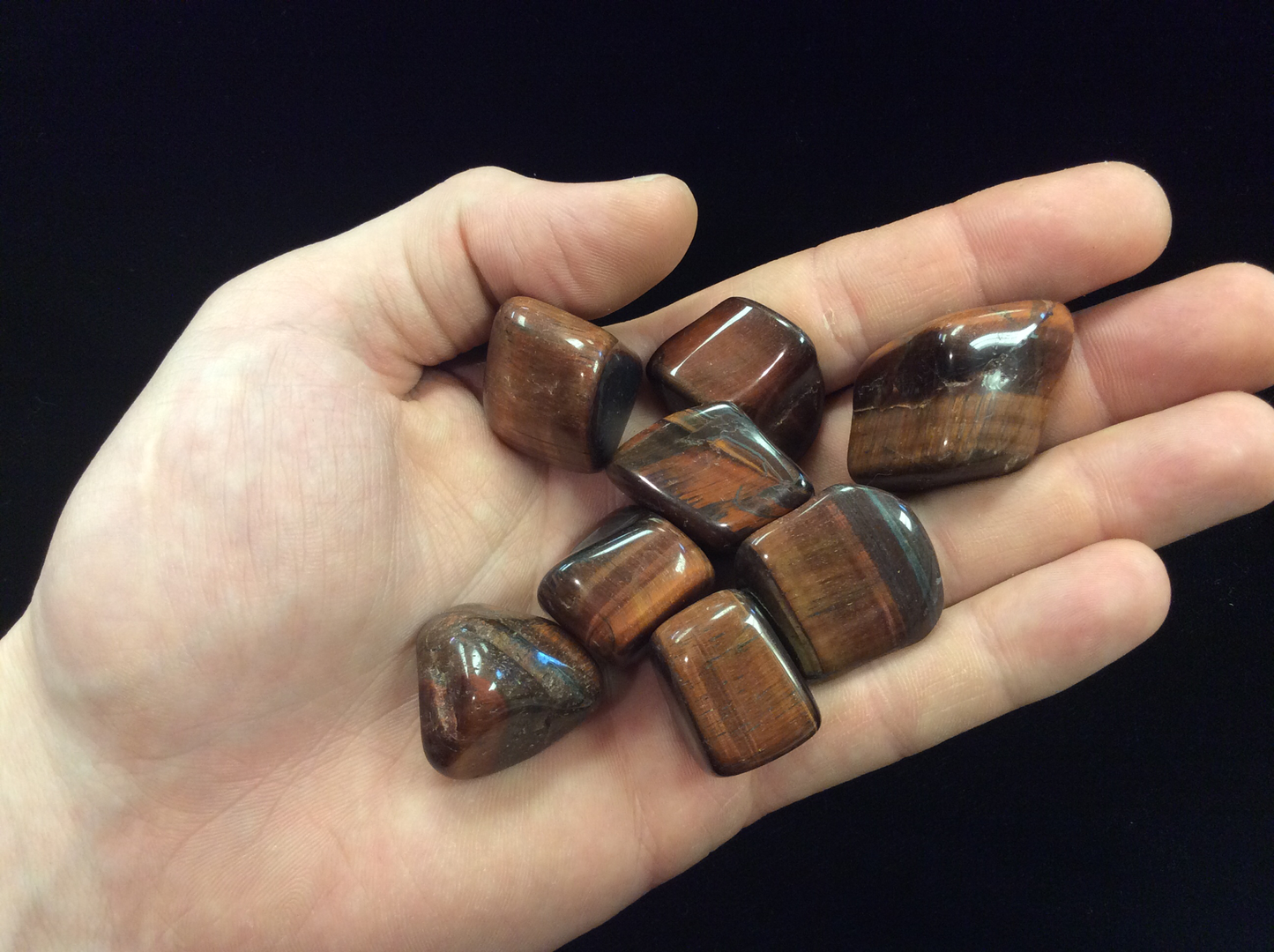 Red Tigers Eye Tumbled