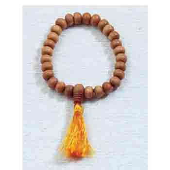 Handcrafted Sandalwood Prayer Bead Bracelet