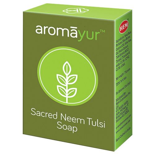 Aromayur Sacred Neem Tulsi Soap 75g