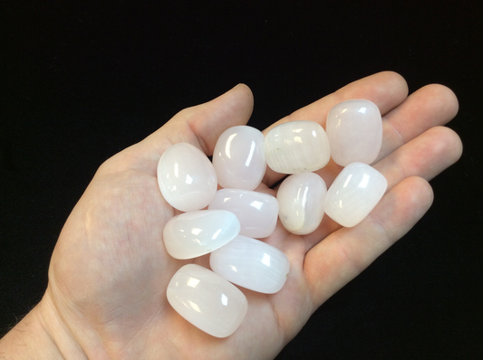 Pink Banded Calcite Tumbled