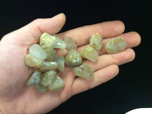 Rutilated Quartz Tumbled