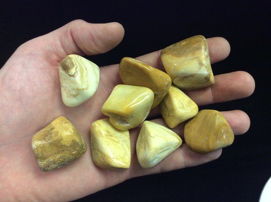 Yellow Jasper Tumbled Premium