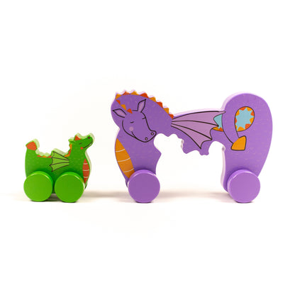 Dragon Big & Little Push Toys