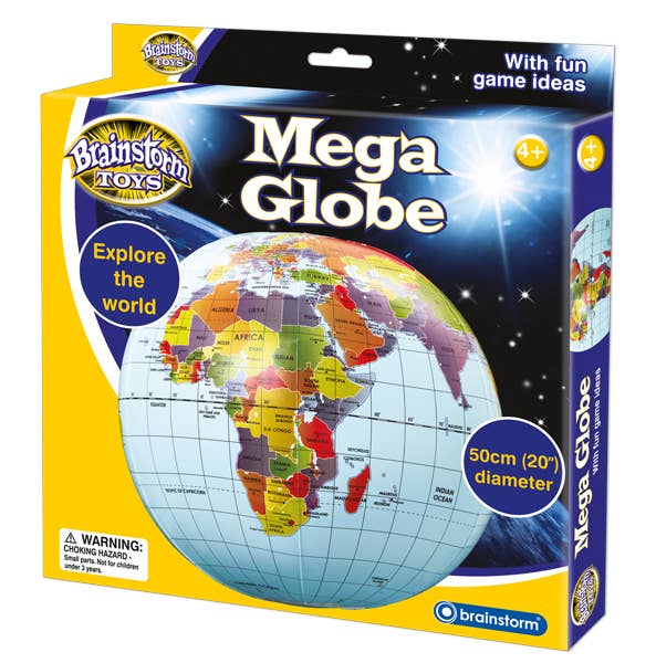 Brainstorm Mega Globe Inflatable 20" in diameter