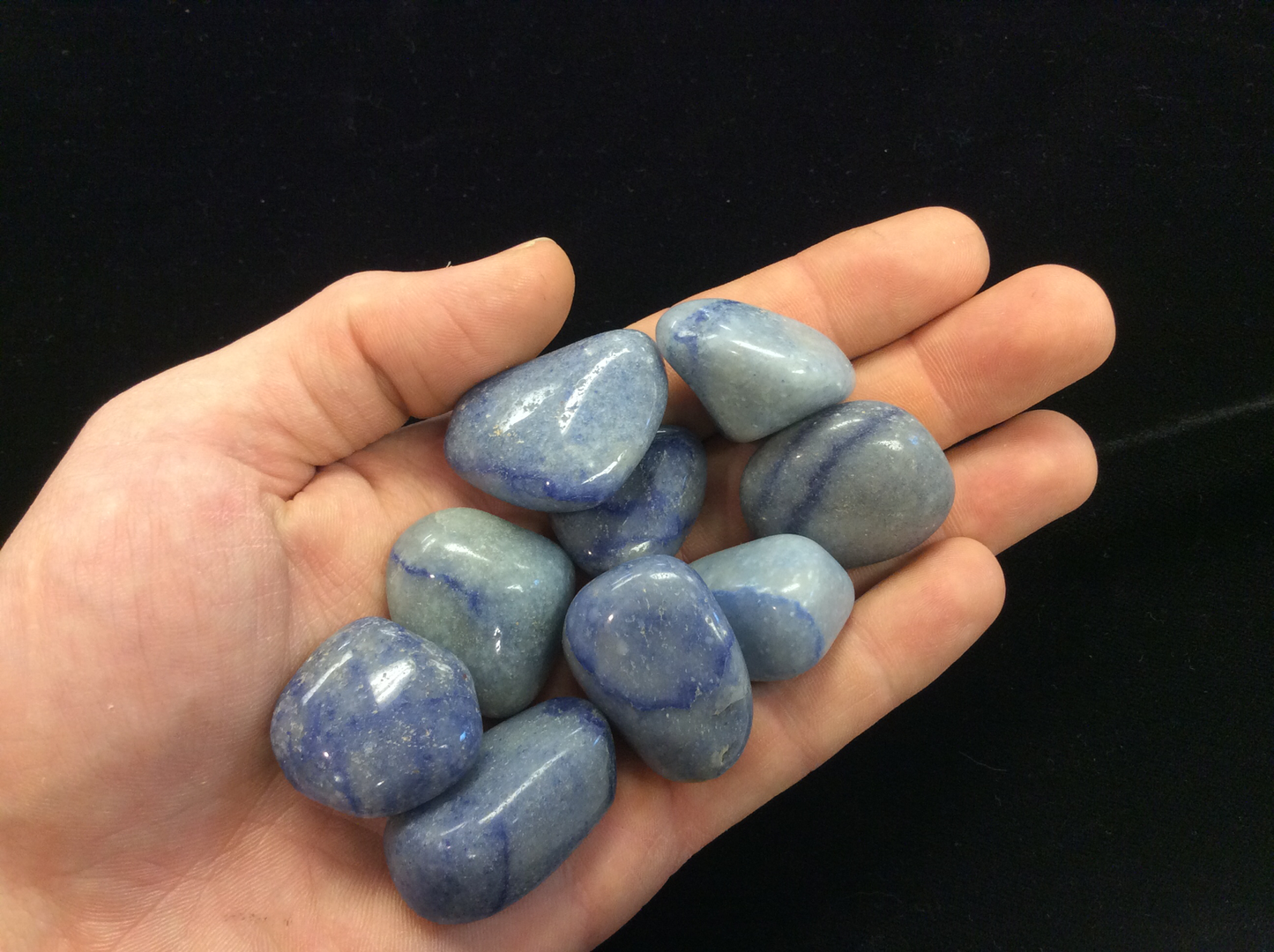 Blue Quartz Tumbled