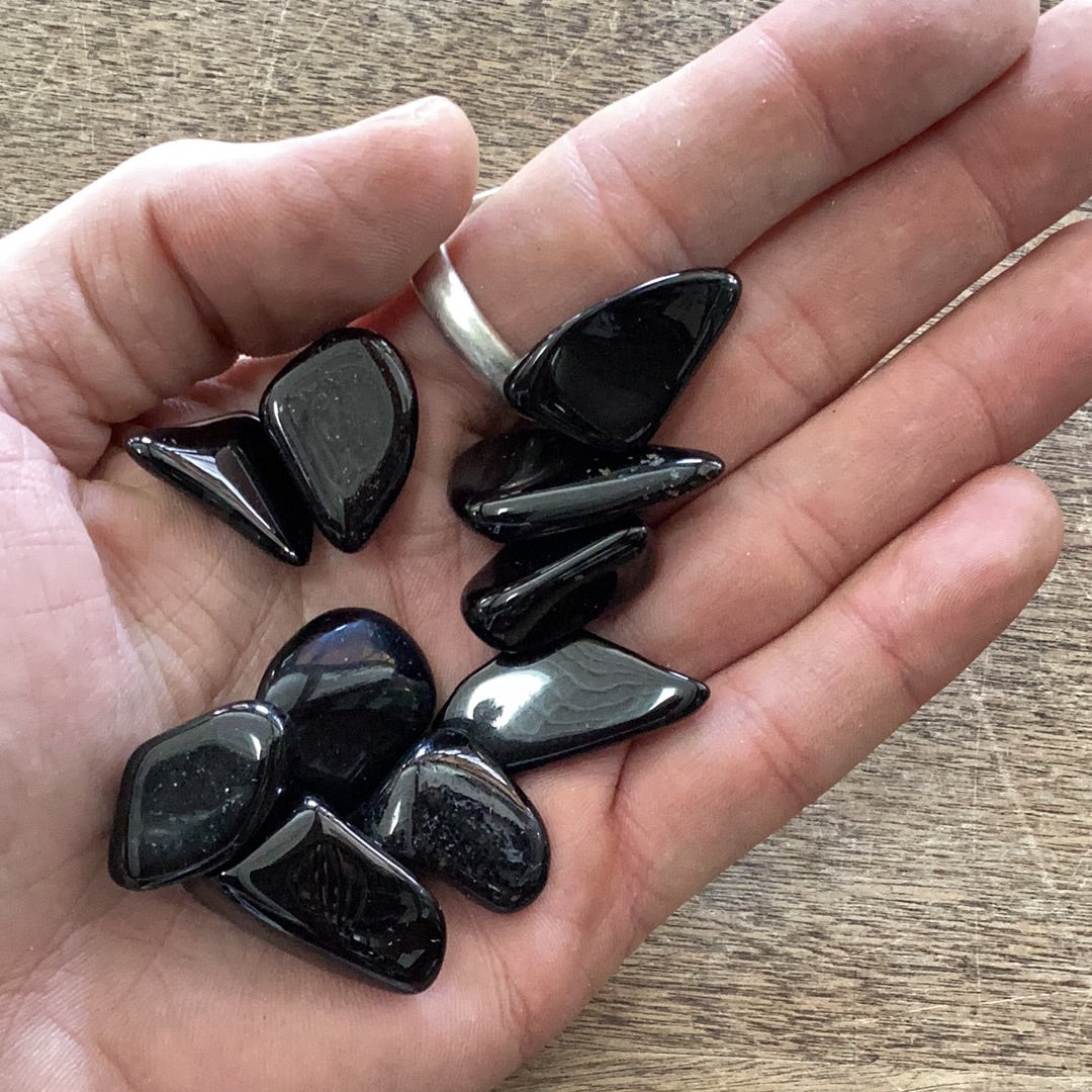 Black Tourmaline Tumbled