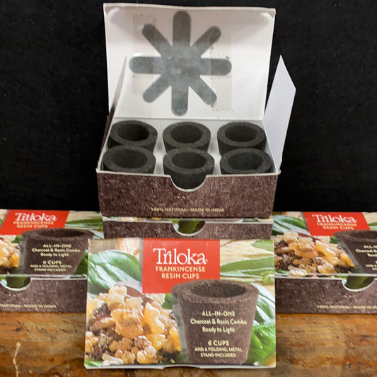 Triloka Frankincense Resin Cups