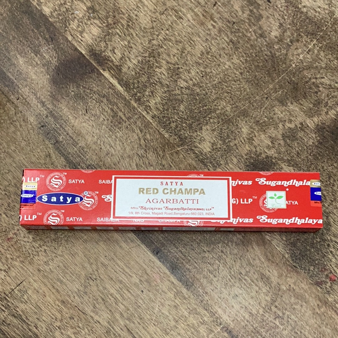 Red Champa Satya Agarbatti Incense Sticks 15g