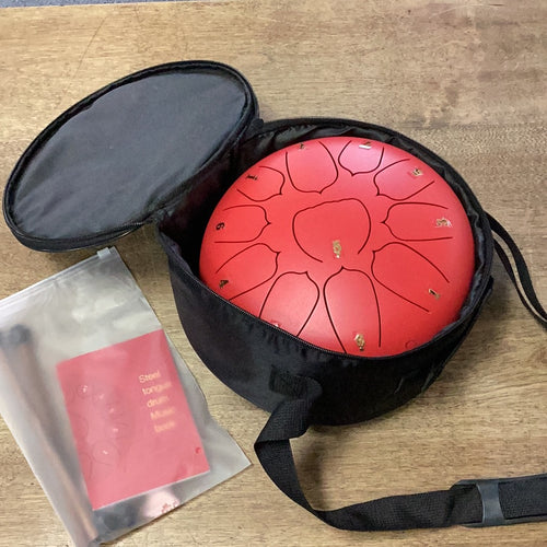 Metal Tongue Drums with Case