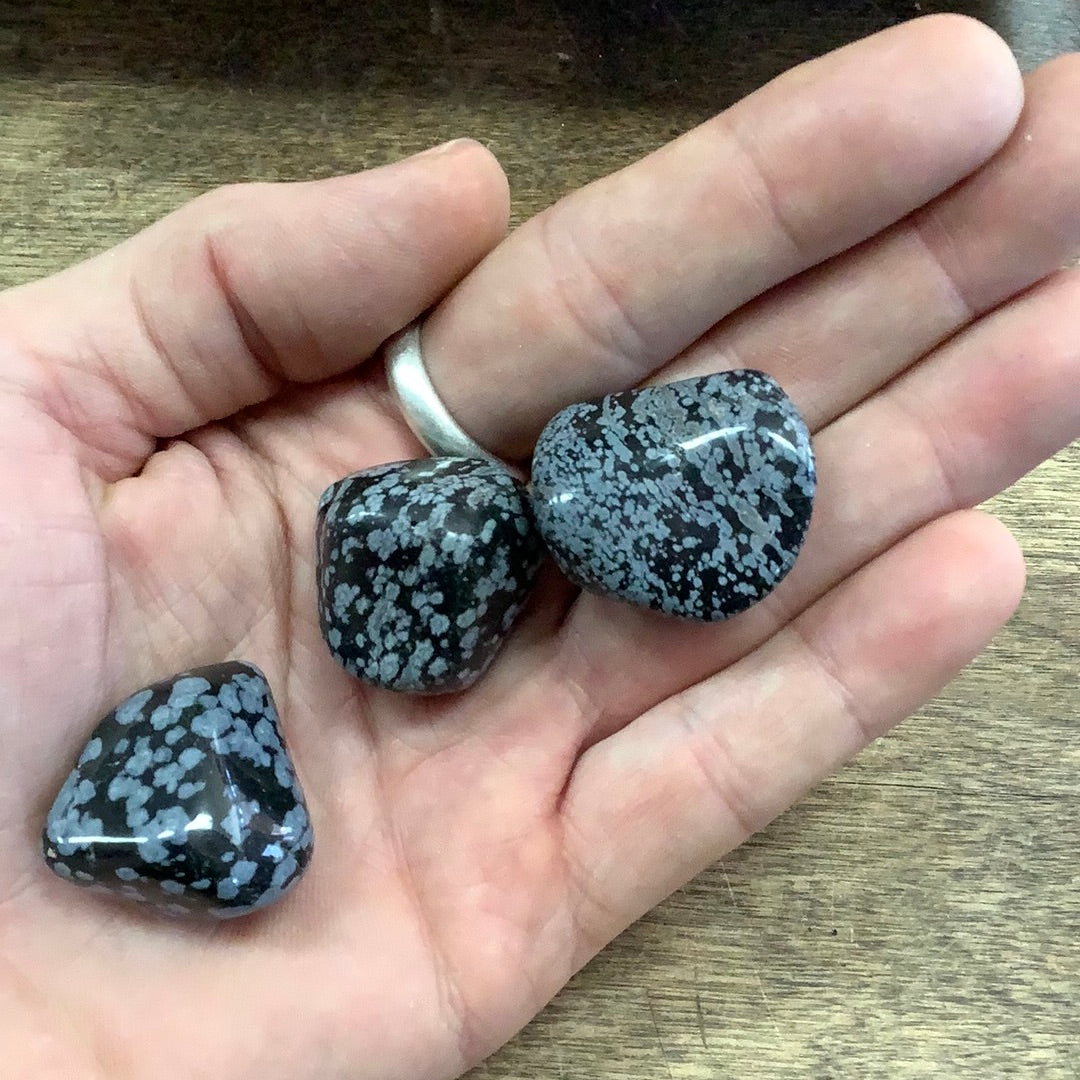 Snowflake Obsidian Tumbled