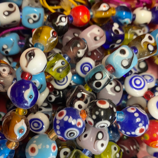 Glass Evil Eye Beads