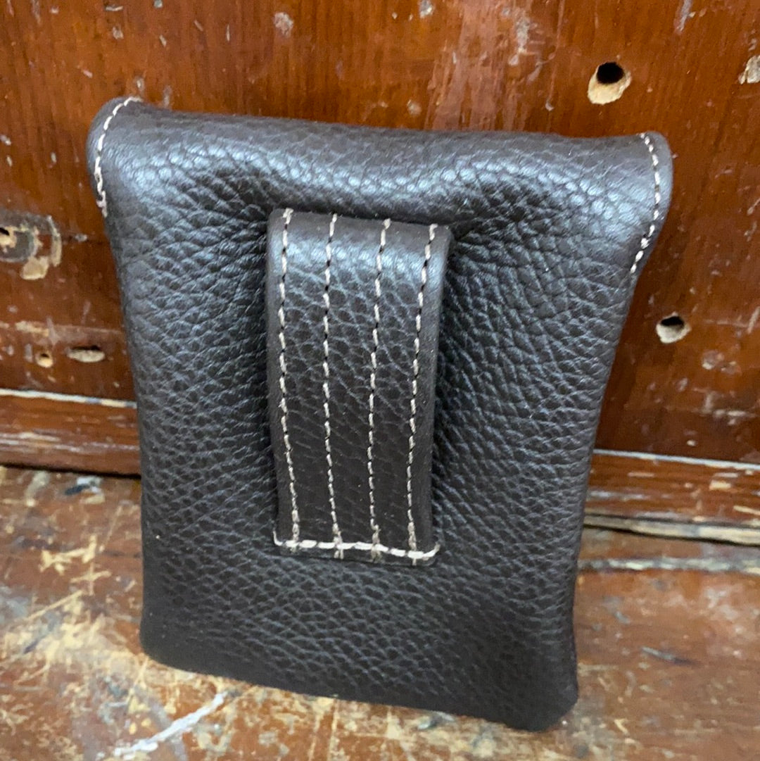 Leather Cell Phone Case with belt loop or Smokers Pouch