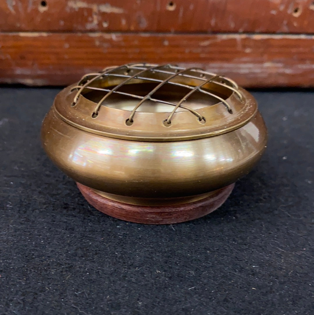 Incense Burner Brass Smudge Pot