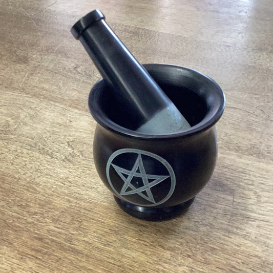 Black Pentacle Mortar and pestle