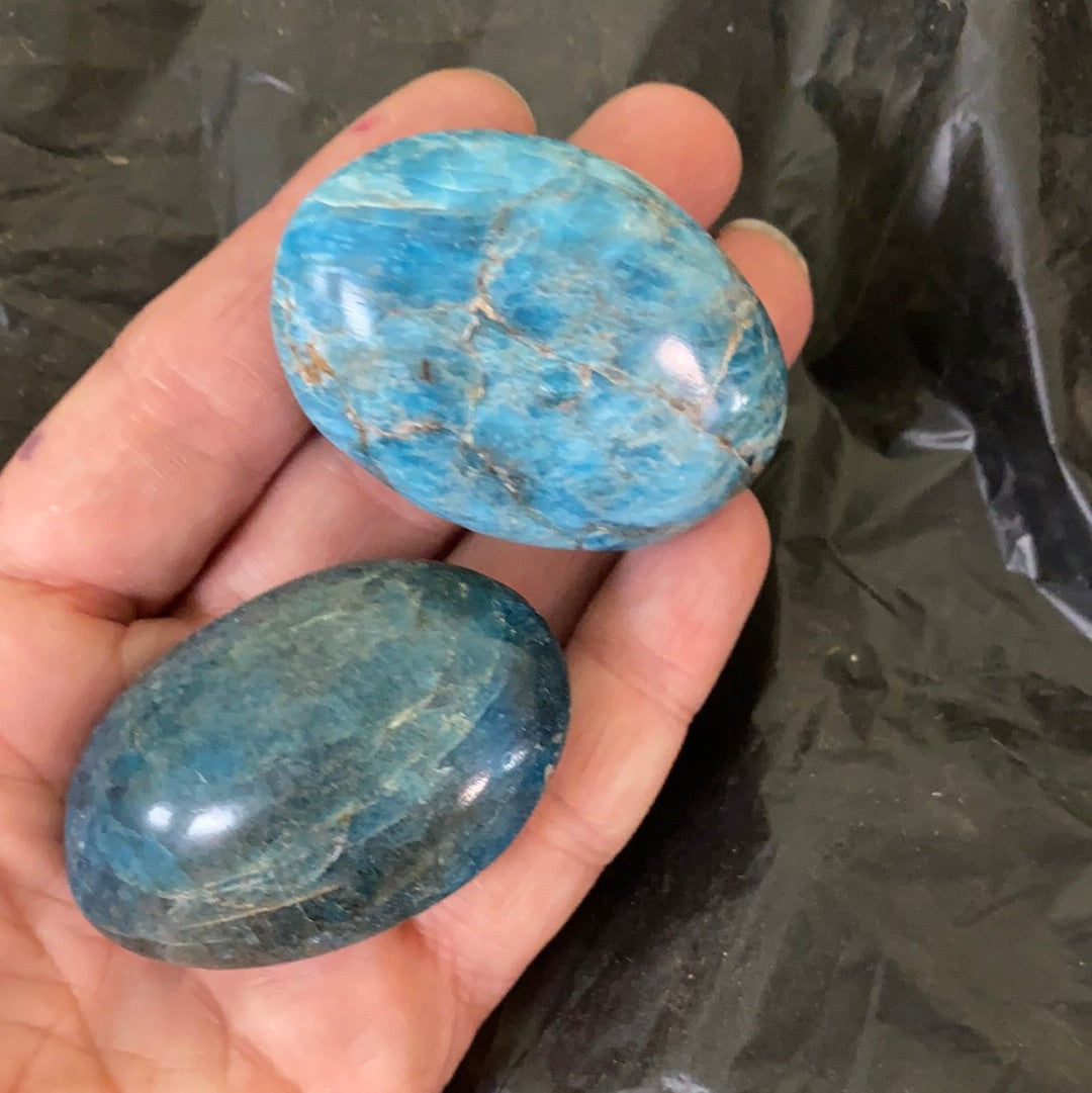 Apatite Palm Stone