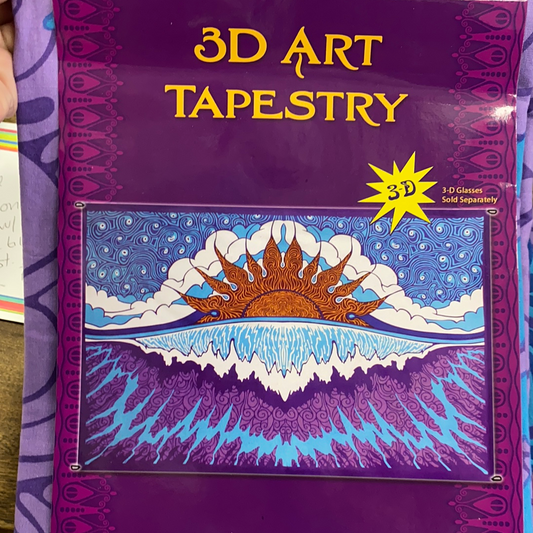 Sunshine Joy 3D Art Tapestry Sunset Wave