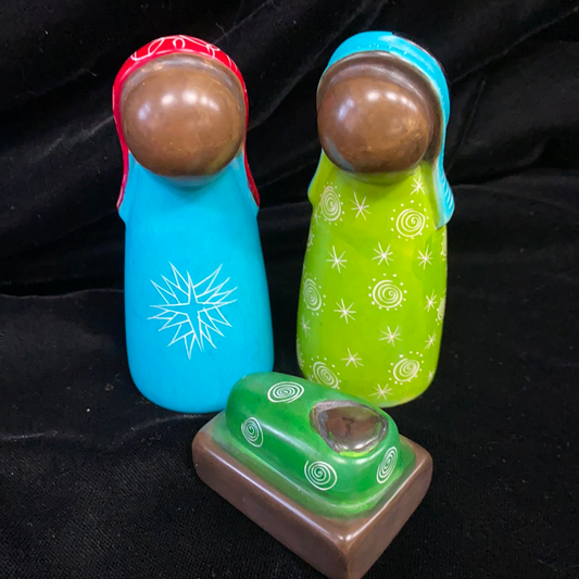 Soapstone Nativity 3pc Set