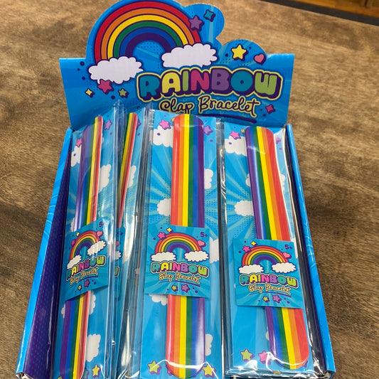 Rainbow Slap Bracelets