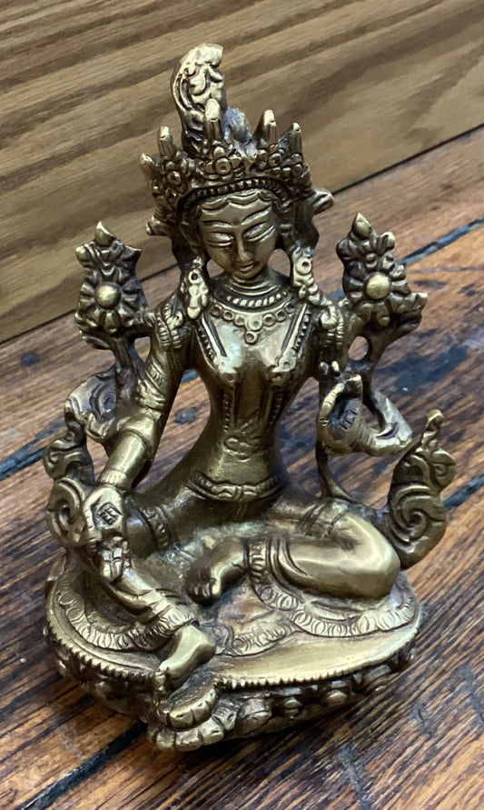 Tara brass statue