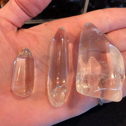 Clear Quartz Points Tumbled