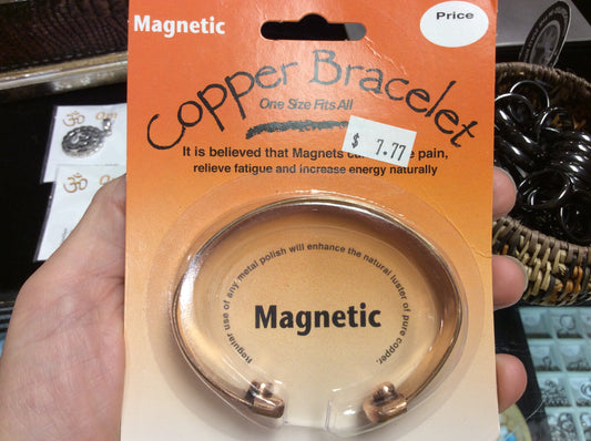 Copper Bracelet Magnetic (Orange pkg)