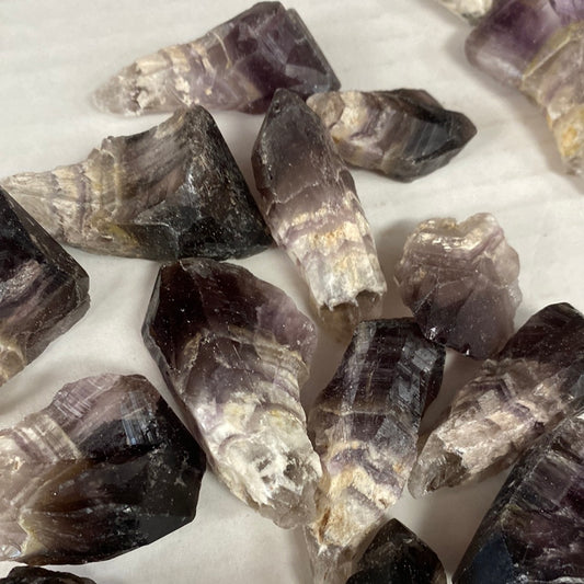 Chevron Amethyst Points