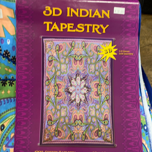 Sunshine Joy 3D Indian Tapestry