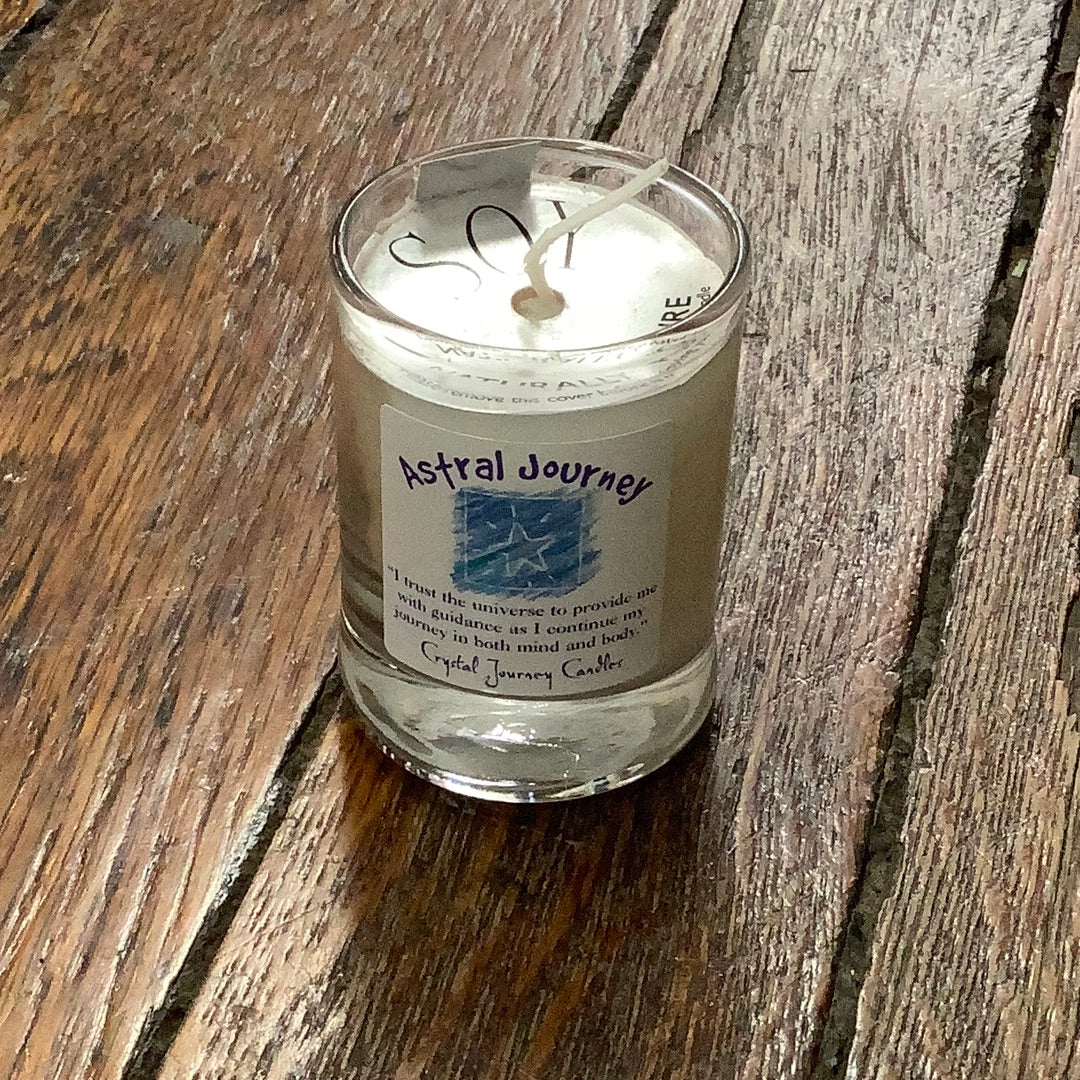 Crystal Journey Herbal Filled Votive Soy Candle