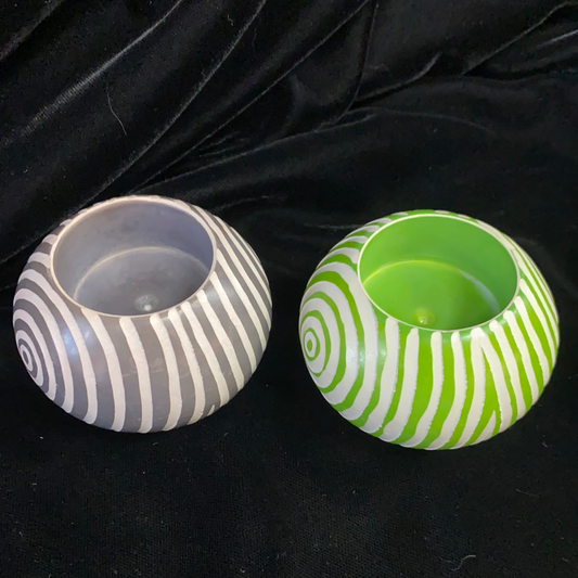 Soapstone Round Candle Holder