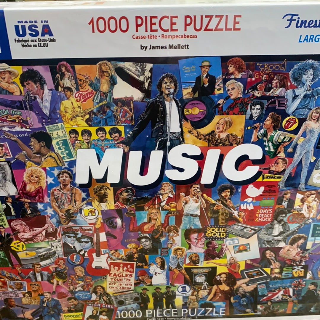 White Mountain 1000 Piece Puzzles