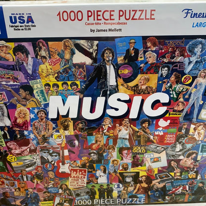 White Mountain 1000 Piece Puzzles